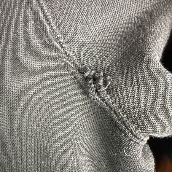 Nike Sportswear NSW Club Fleece Half Zip Pullover Sweatshirt Black Mens XL READ - Picture 6 of 9